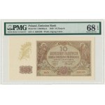 10 złotych 1940 - A - PMG 68 EPQ - rzadsza pierwsza seria