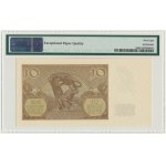 10 złotych 1940 - A - PMG 68 EPQ - rzadsza pierwsza seria