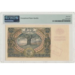 100 zlotych 1934(9) - Ser.C.O. - original occupation reprint - PMG 64 EPQ