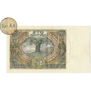 100 zlotych 1932 - Ser.AA. - rare series