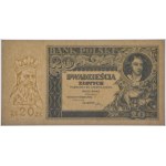 20 zlotys 1931 - main obverse printing only - PMG 65 EPQ