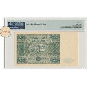 20 zlatých 1947 - A - PMG 66 EPQ