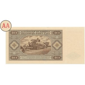 10 zlotys 1948 - AA -.