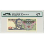 10.000 złotych 1987 - A - PMG 67 EPQ - pierwsza seria