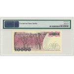 10.000 złotych 1987 - A - PMG 67 EPQ - pierwsza seria
