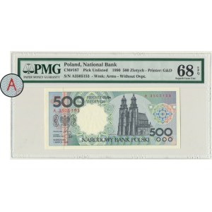 500 Gold 1990 - A - PMG 68 EPQ