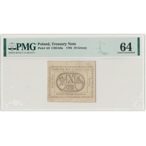 10 pennies 1794 - PMG 64