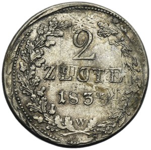 Free City of Krakau, 2 zloty 1835 - HUGE RARITY