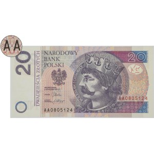 20 zlotys 2012 - AA -.
