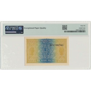 1/2 marki 1916 - Generał - B - PMG 66 EPQ