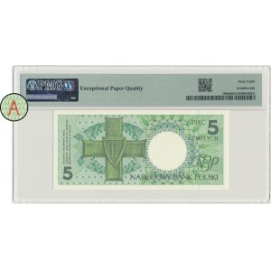 5 zlotys 1990 - A - PMG 68 EPQ
