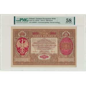 1,000 marks 1916 - General - PMG 58