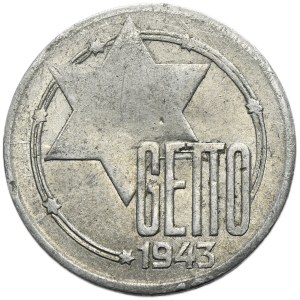 Ghetto Litzmannstadt, 20 mark 1943 Al - VERY RARE