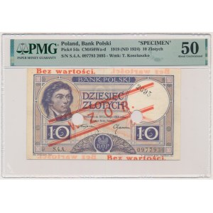 10 zlotys 1919 - MODEL - S.4.A - PMG 50