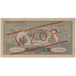 250,000 marks 1923 - MODEL - A 123456/789000 -.
