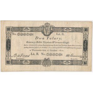 2 tolary 1810 - Badeni - s razítkem