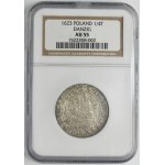 Sigismund III Vasa, 1/4 Thaler Danzig 1623 - PR• - NGC AU55