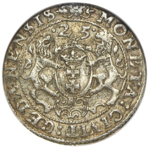 Sigismund III Vasa, 1/4 Thaler Danzig 1625 - P: - NGC AU55