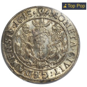 Sigismund III Vasa, 1/4 Thaler Danzig 1615 - PCGS AU58