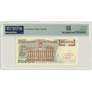 50.000 zl 1989 - A - PMG 66 EPQ - erste Serie