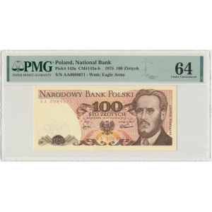 100 Gold 1975 - AA - PMG 64