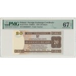 Pewex, $20 1979 - HH - PMG 67 EPQ