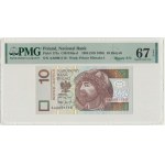 10 zlotys 1994 - AA 0001110 - PMG 67 EPQ - low number