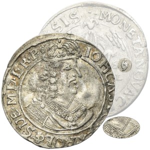 John II Casimir, 1/4 Thaler 1666 HDL - VERY RARE