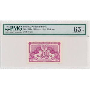 50 pennies 1944 - PMG 65 EPQ