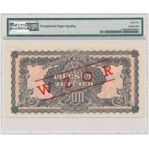 500 złotych 1944 ...owe - WZÓR - BH 780... - PMG 65 EPQ