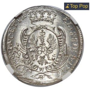 Silesia, Prussian rule, Fredrich II, 6 Groschen Breslau 1746 AHE - NGC MS63
