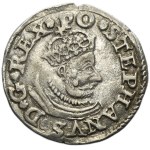 Stefan Batory, Trojak Olkusz 1580 - Jastrzębiec erb - RARE