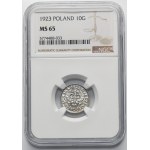 10 pennies 1923 - NGC MS65