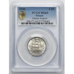 Sailing ship, 2 zlote 1936 - PCGS MS65