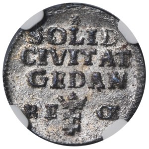 Augustus III of Poland, Schilling Danzig 1763 REOE - NGC MS65
