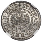 Stefan Batory, Szeląg Gdansk 1582 - NGC MS66 - UNIKÁTNE