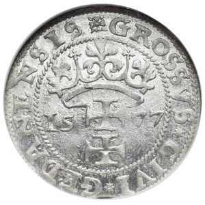 Siege of Danzig, Groschen 1577 - Goebl - NGC MS62