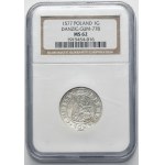 Siege of Danzig, Groschen 1577 - Goebl - NGC MS62