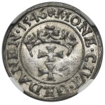 Zikmund I. Starý, Szeląg Danzig 1546 - NGC MS64