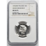 10 Gold 1976 Adam Mickiewicz - NGC MS66 DE - wie eine Spiegelreflexkamera