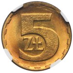 5 zlotys 1976 - NGC MS67