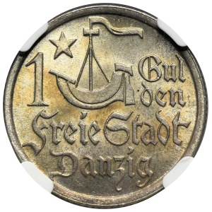 Free City of Danzig, 1 gulden 1923 - NGC MS65