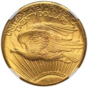 USA, 20 Dollars Philadelphia 1927 St. Gaudens - Double Eagle - NGC MS64