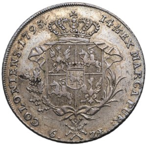 Poniatowski, Thaler 6 zloty Warsaw 1795