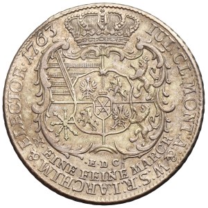 Friedrich Christian, Thaler Leipzig 1763 EDC