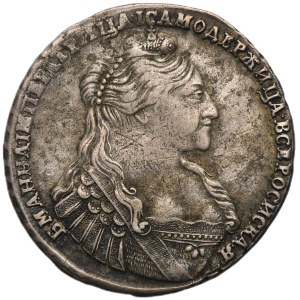 Russia, Anna, Rouble Moscow 1735