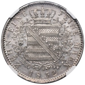 Germany, Kingdom of Saxony, Anthony I, Thaler Dresden 1832 S - NGC MS62