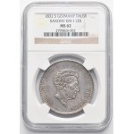 Germany, Kingdom of Saxony, Anthony I, Thaler Dresden 1832 S - NGC MS62
