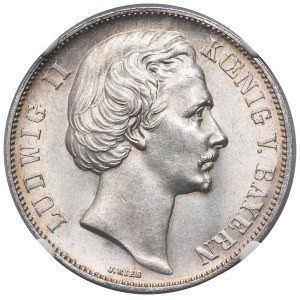 Germany, Kingdom of Bavaria, Ludwig II, Thaler Munich 1871 - NGC MS63