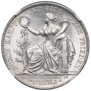 Germany, Kingdom of Bavaria, Ludwig II, Thaler Munich 1871 - NGC MS63